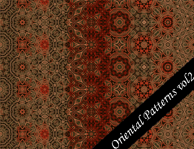 Free Oriental Patterns Set 2