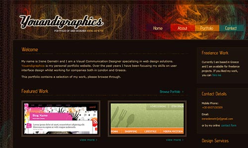 Seamless pattern showcase site