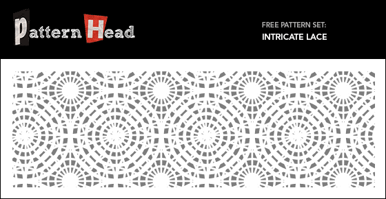 Free lace vector patterns from Patternhead.com