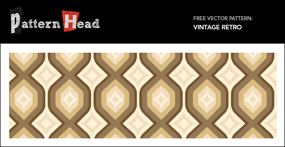 Free vintage retro pattern from Patternhead.com