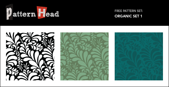 Free organic vector repeat patterns from Patternhead.com