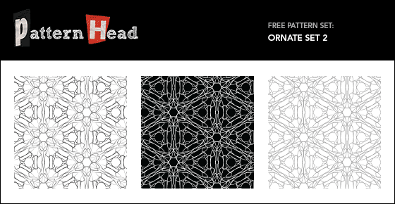 Free ornate vector repeat patterns from Patternhead.com