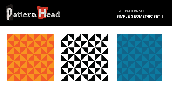 Free geometric vector patterns from Patternhead.com