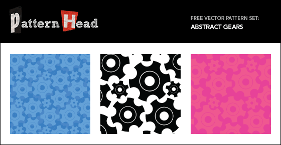 Free gear vector patterns from Patternhead.com
