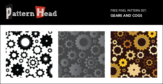 Free steampunk vector patterns from Patternhead.com